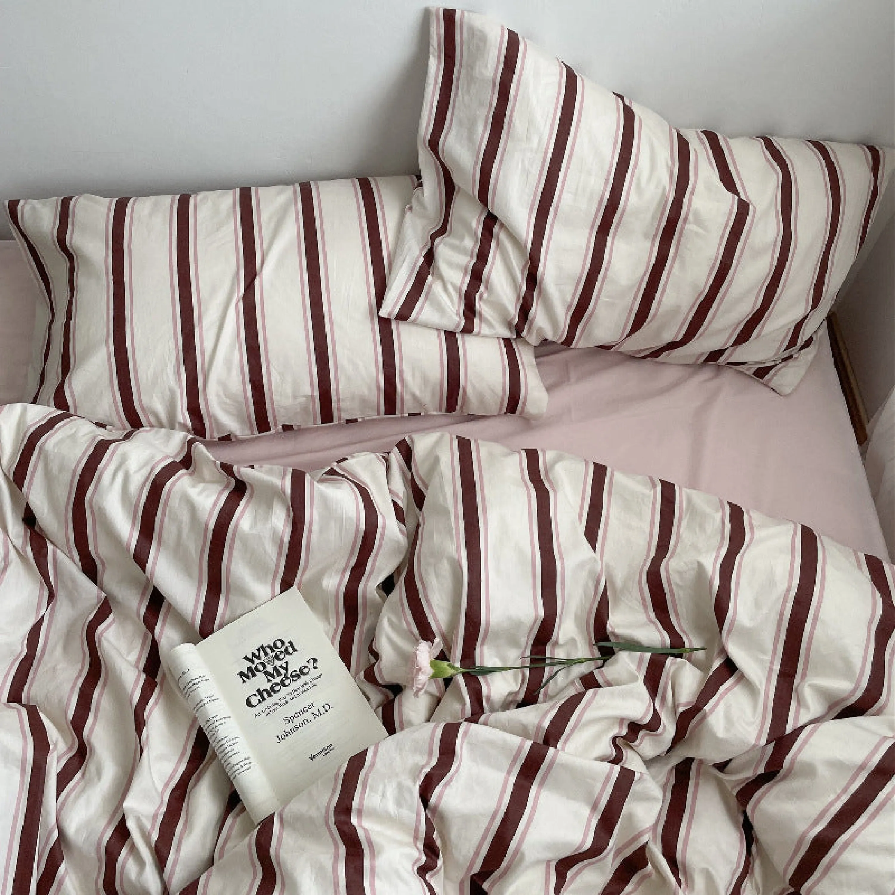 Assorted Stripe & Patterned Pillowcases