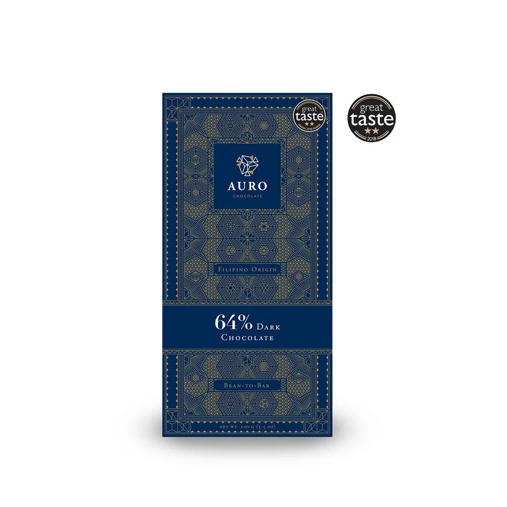 Auro 64% Dark Chocolate Bar 60g