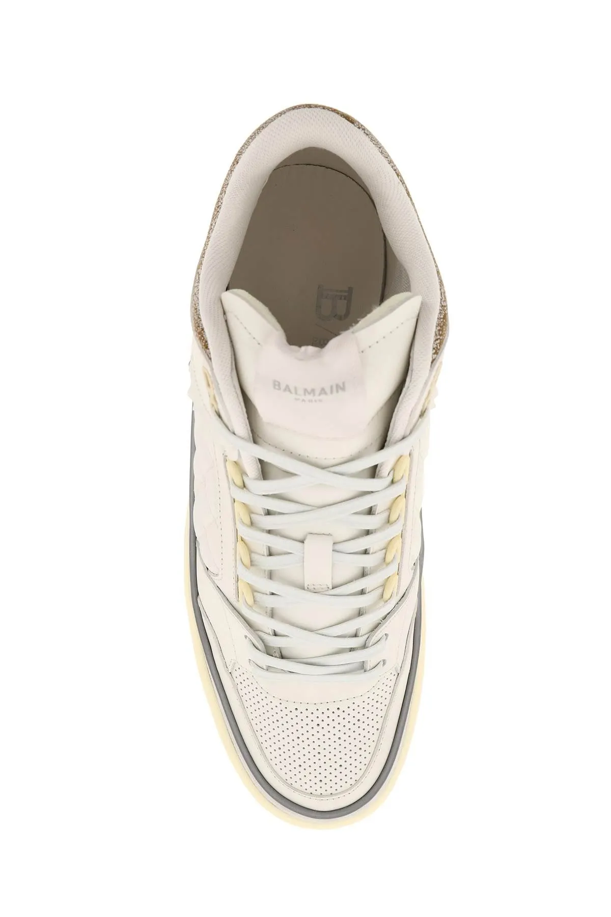 Balmain 'b court' mid top sneakers