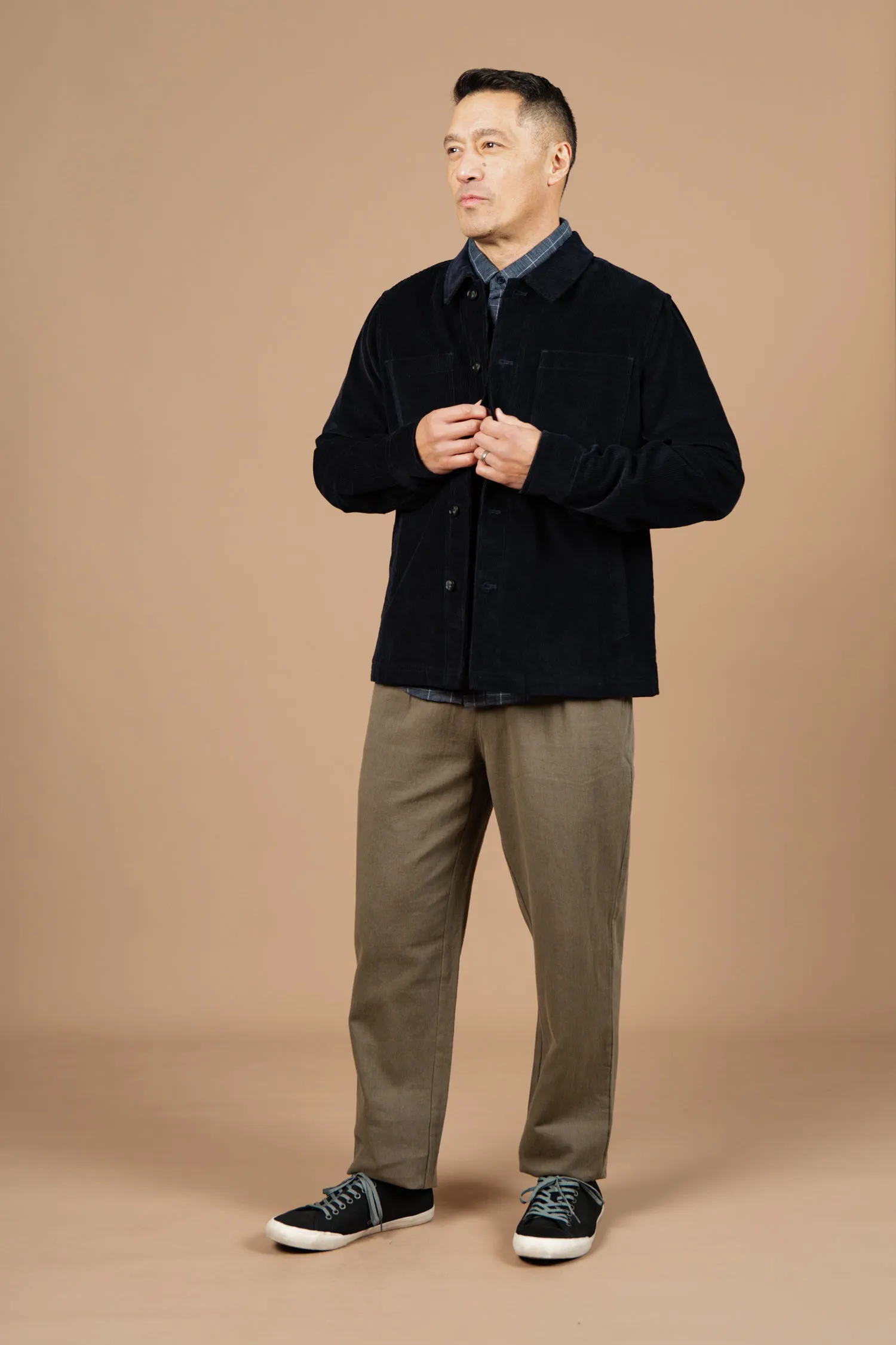 Banks Shirt Jacket / Midnight Blue Corduroy