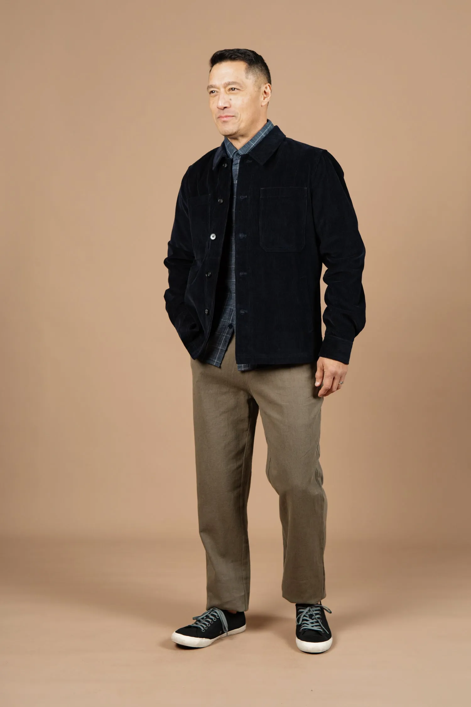 Banks Shirt Jacket / Midnight Blue Corduroy