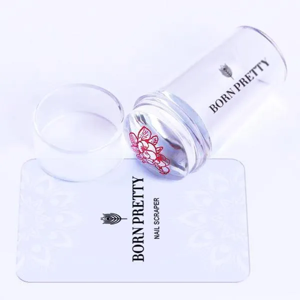 Born Pretty - Clear Jelly Stamper   Nail Scraper #25560-1   #22140