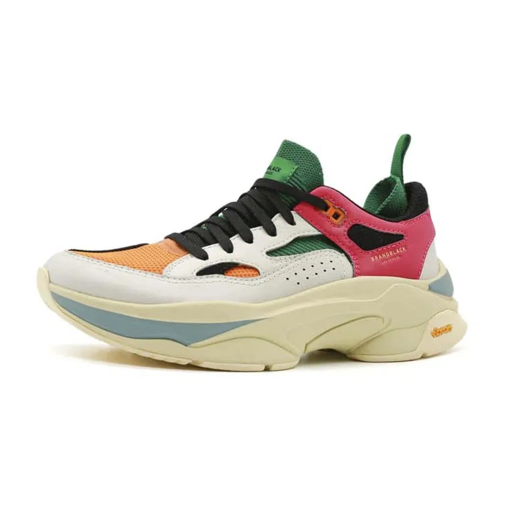 BRANDBLACK Saga 130 Casual Shoes - Orange White Aqua Pink OWAP