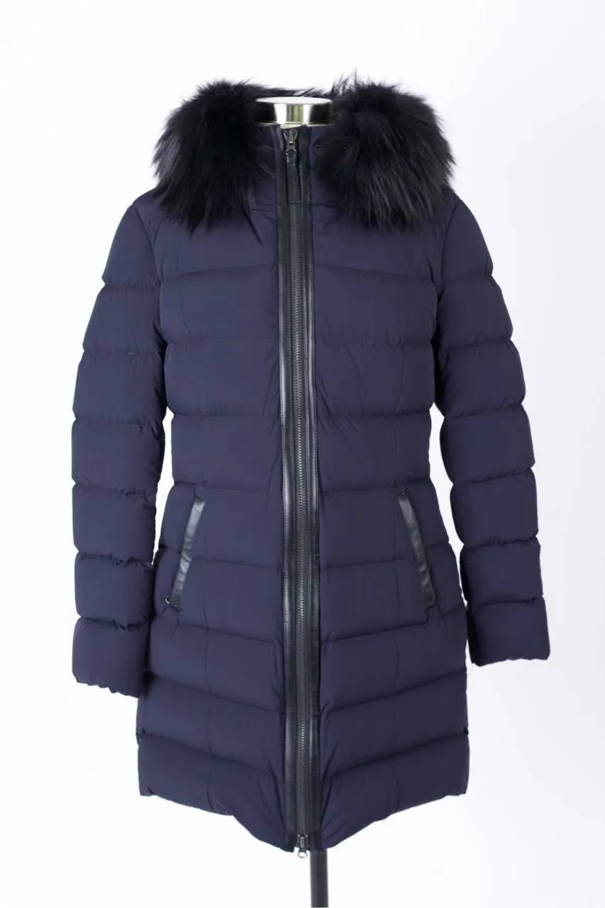 Calla Stretch Down Parka w/ Fur Hood