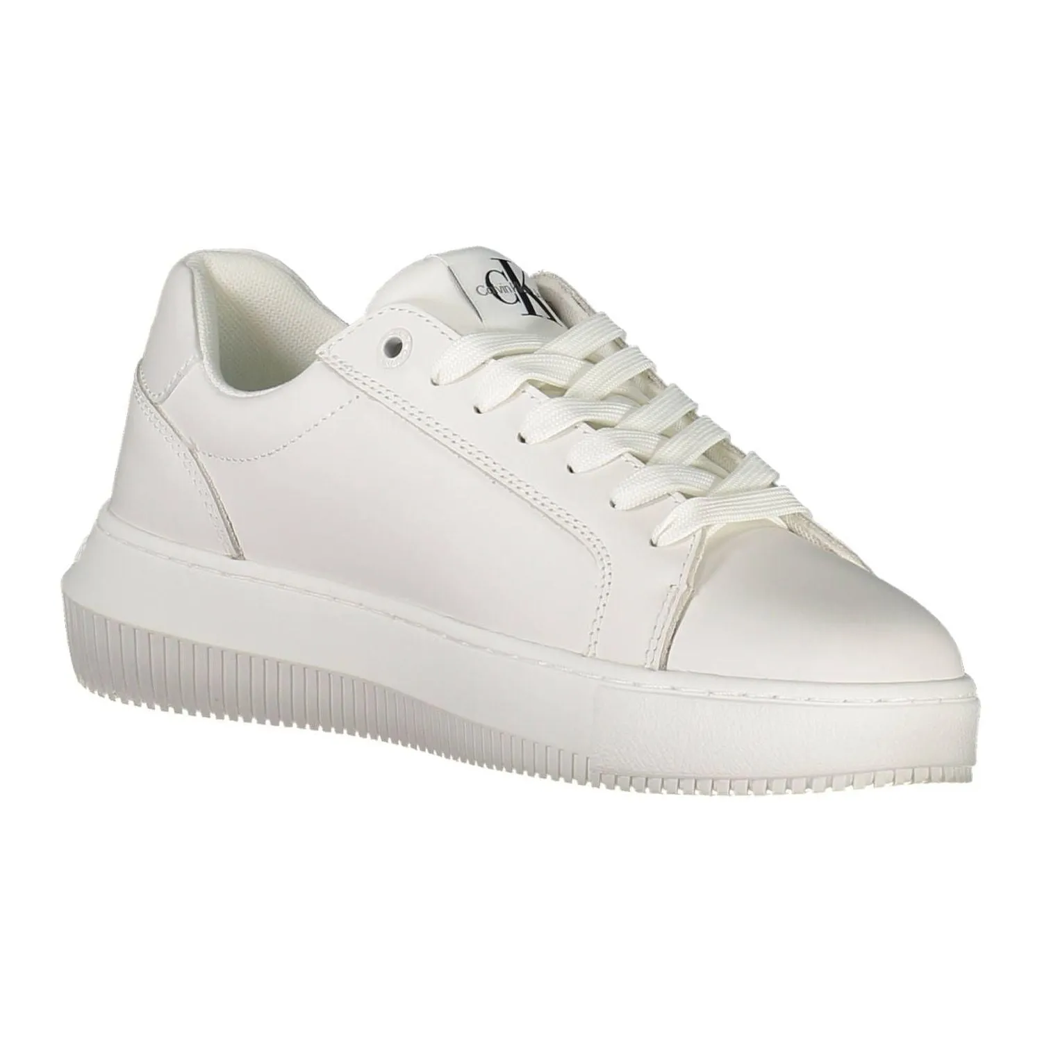 Calvin Klein White Leather Womens Sneaker