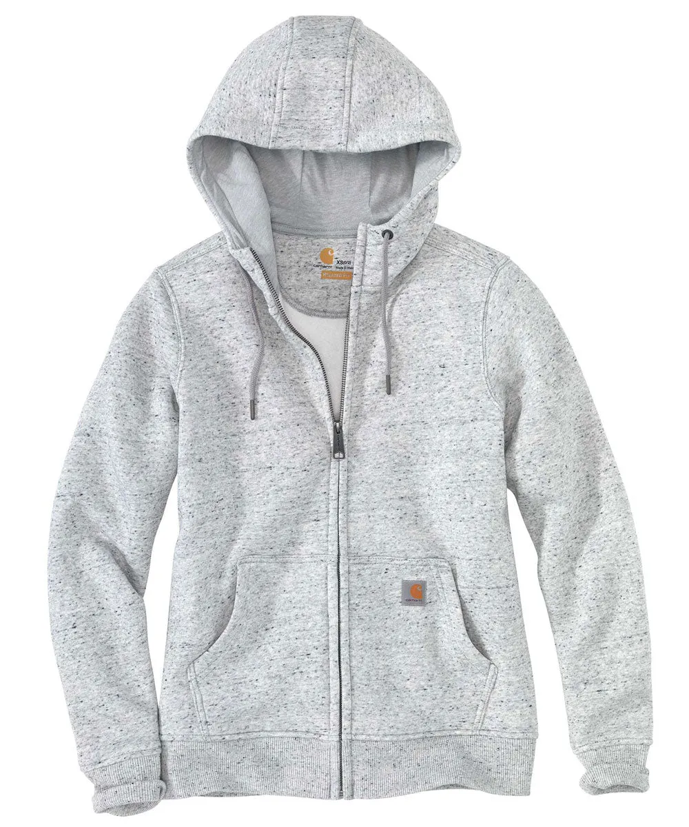 Carhartt Women’s Clarksburg Full-Zip Hoodie - Asphalt Heather