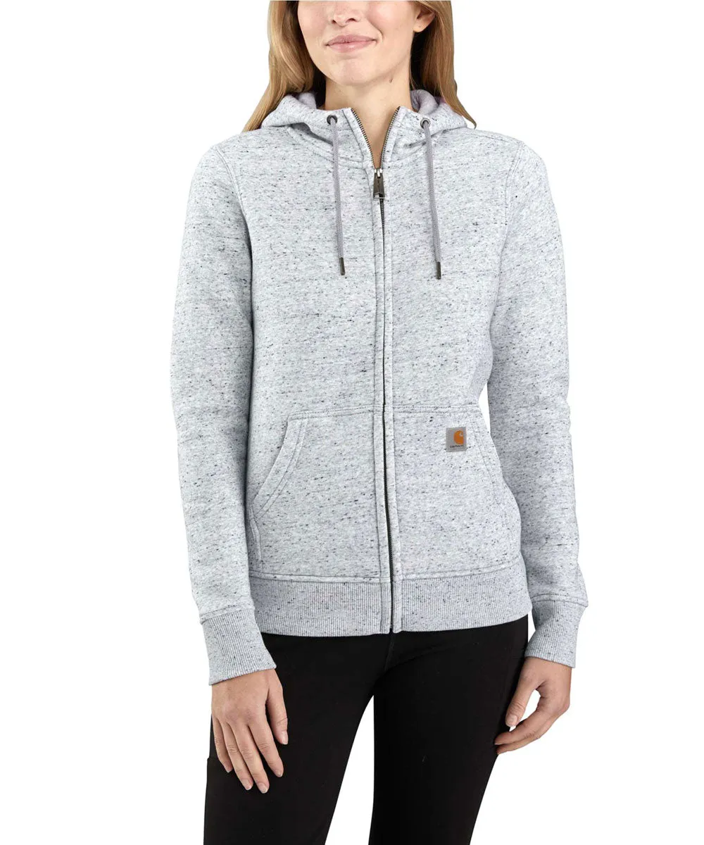 Carhartt Women’s Clarksburg Full-Zip Hoodie - Asphalt Heather