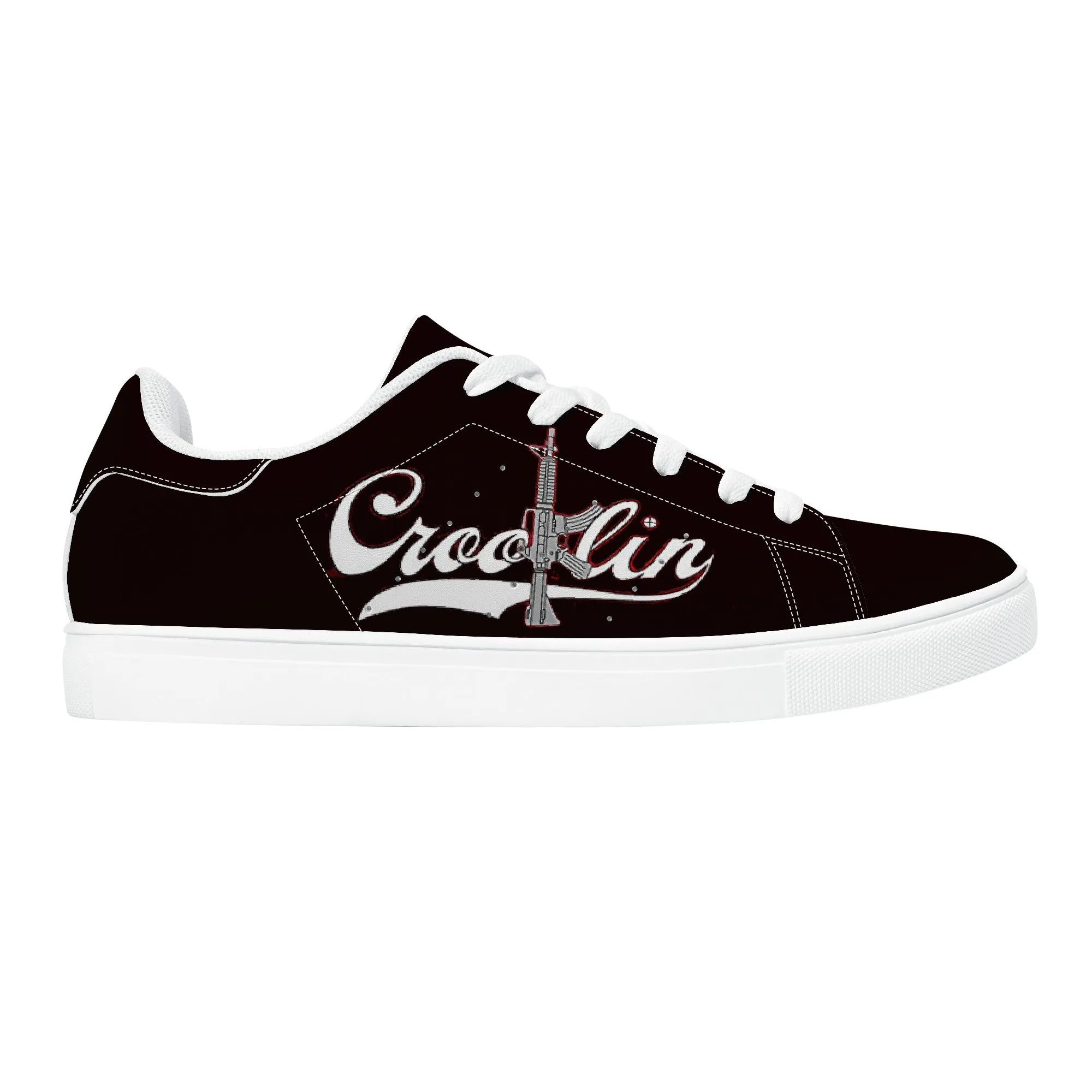 Crooklin Vegan Leather Sneakers | Low Top Customized | Shoe Zero