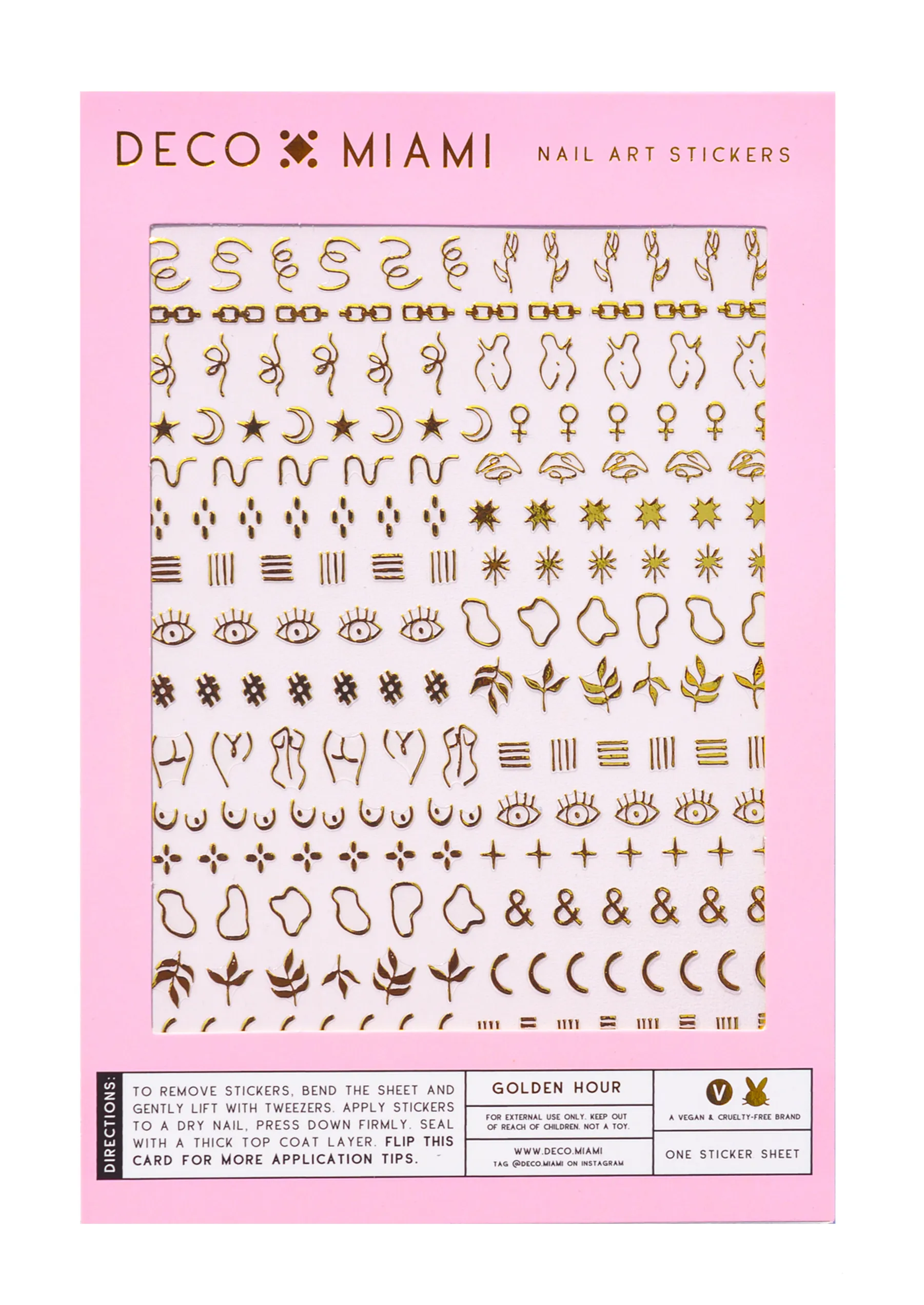 DECO MIAMI NAIL ART STICKERS