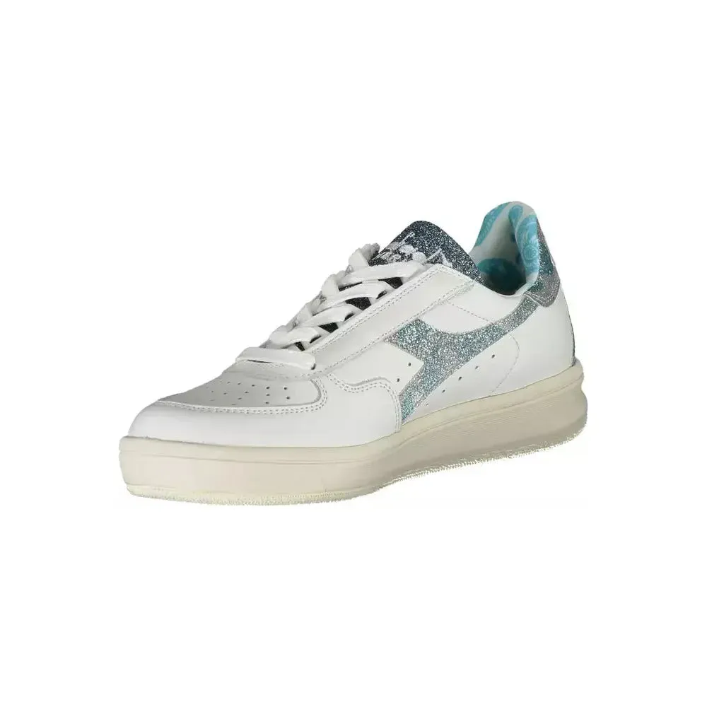 Diadora White Leather Women Sneaker