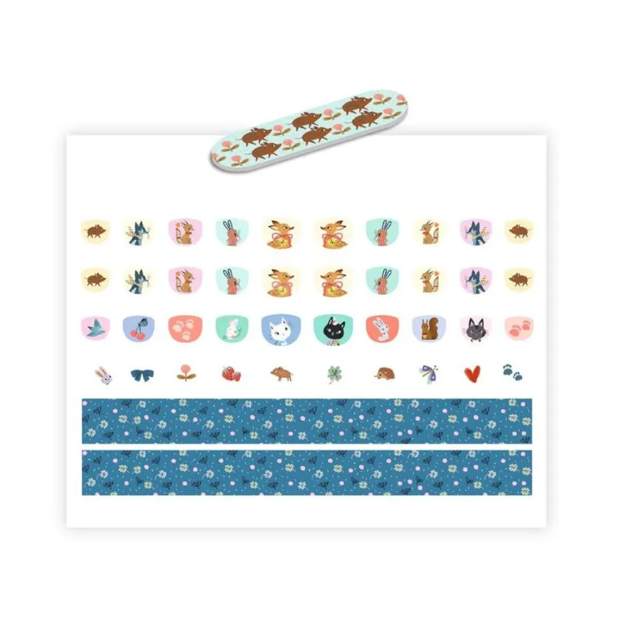 Djeco - 60 Cutie Nail Stickers