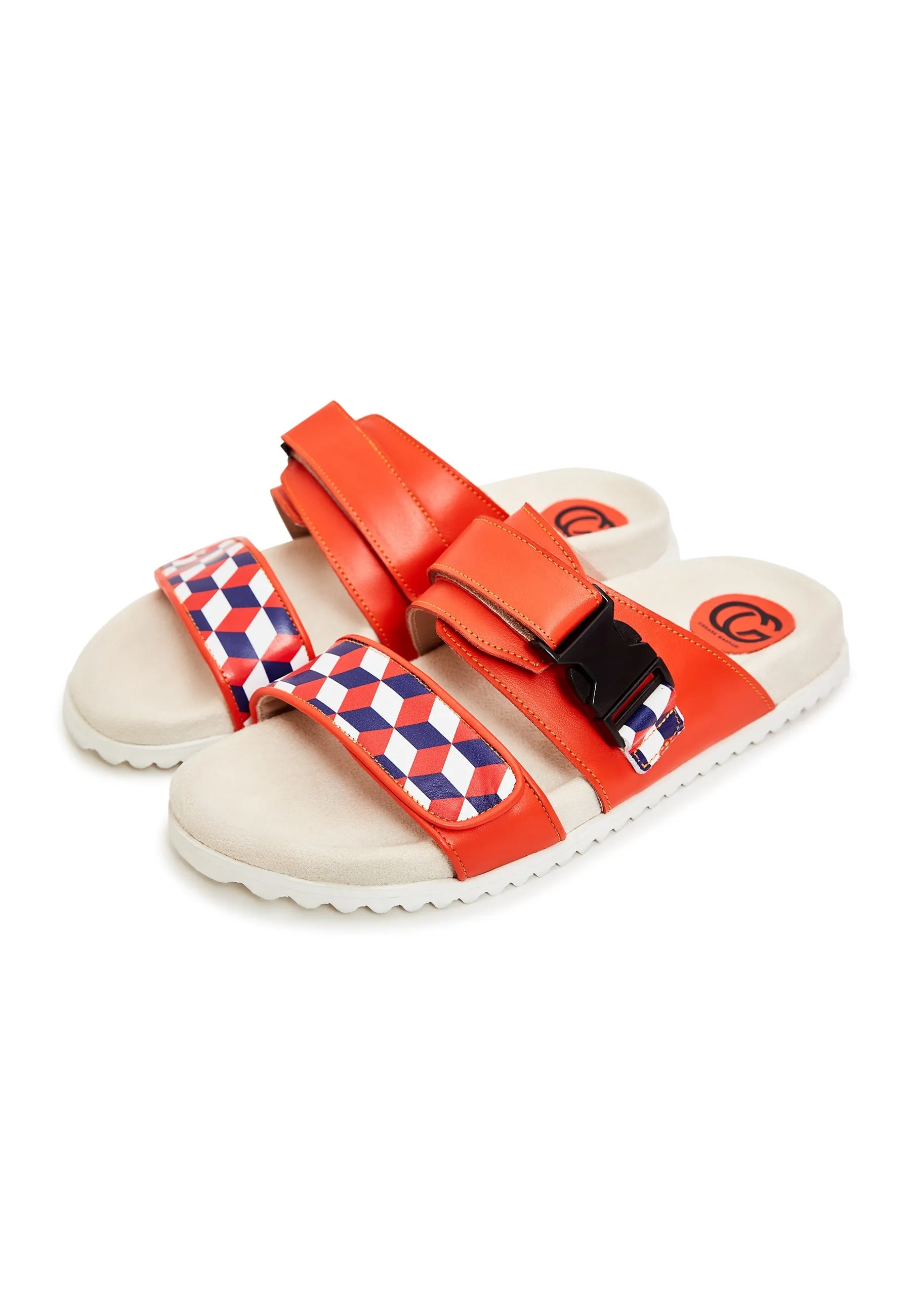 Flat Sole Mules Meredith - Red