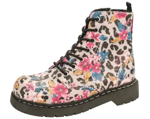 Floral Leopard Boots