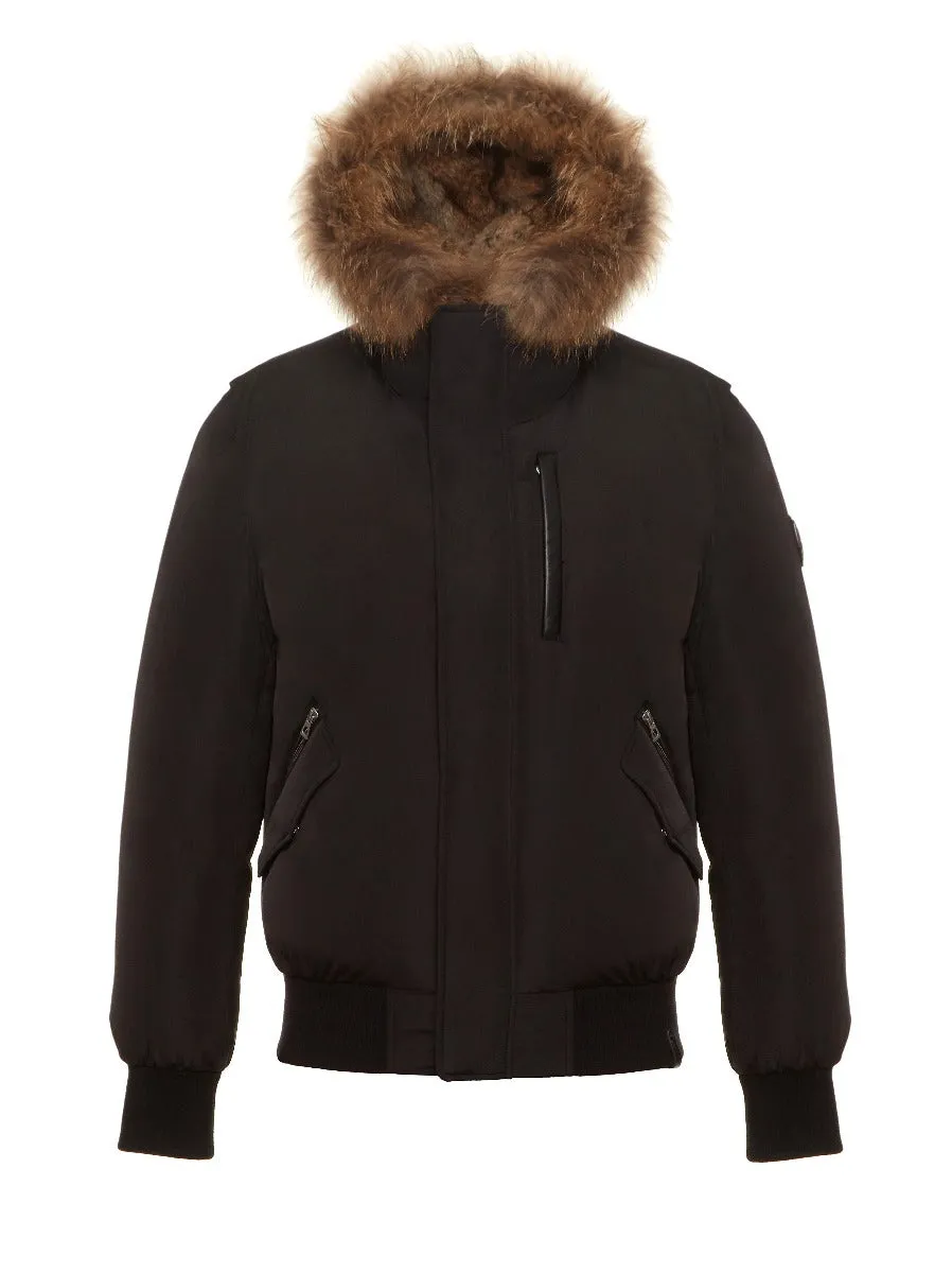 MENS RUDSAK STEPHAN BLACK/NATURAL FUR