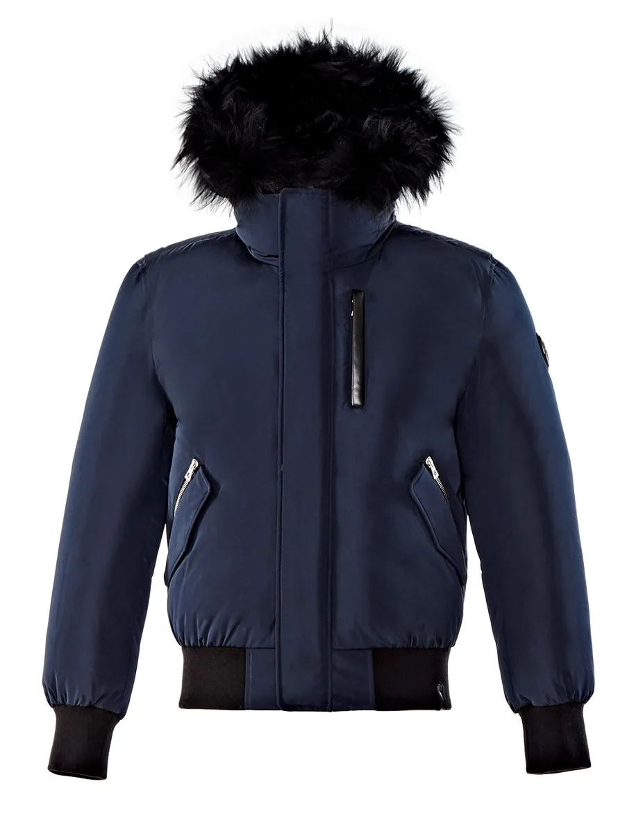 MENS RUDSAK STEPHAN NAVY/BLACK FUR