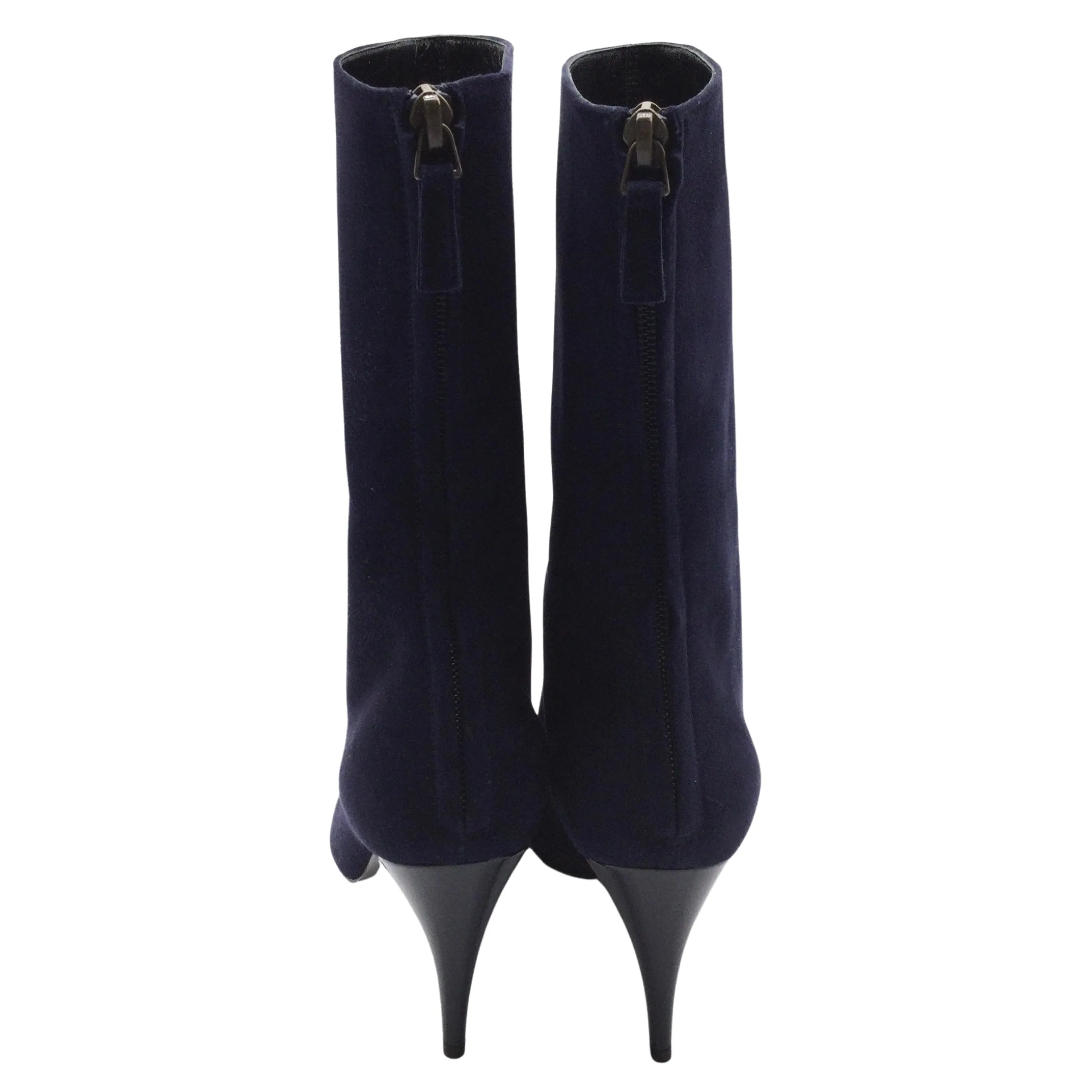 Michel Vivien Navy Blue Cole Boots/Booties