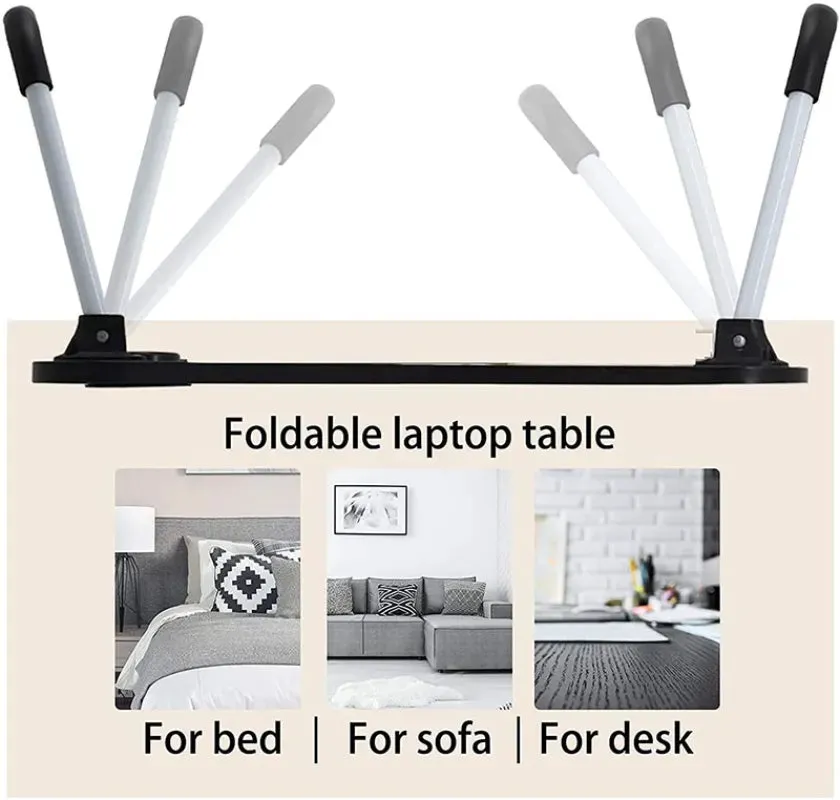 Multipurpose Folding Lazy Computer Table