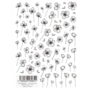 Nail Stickers - Single Flower