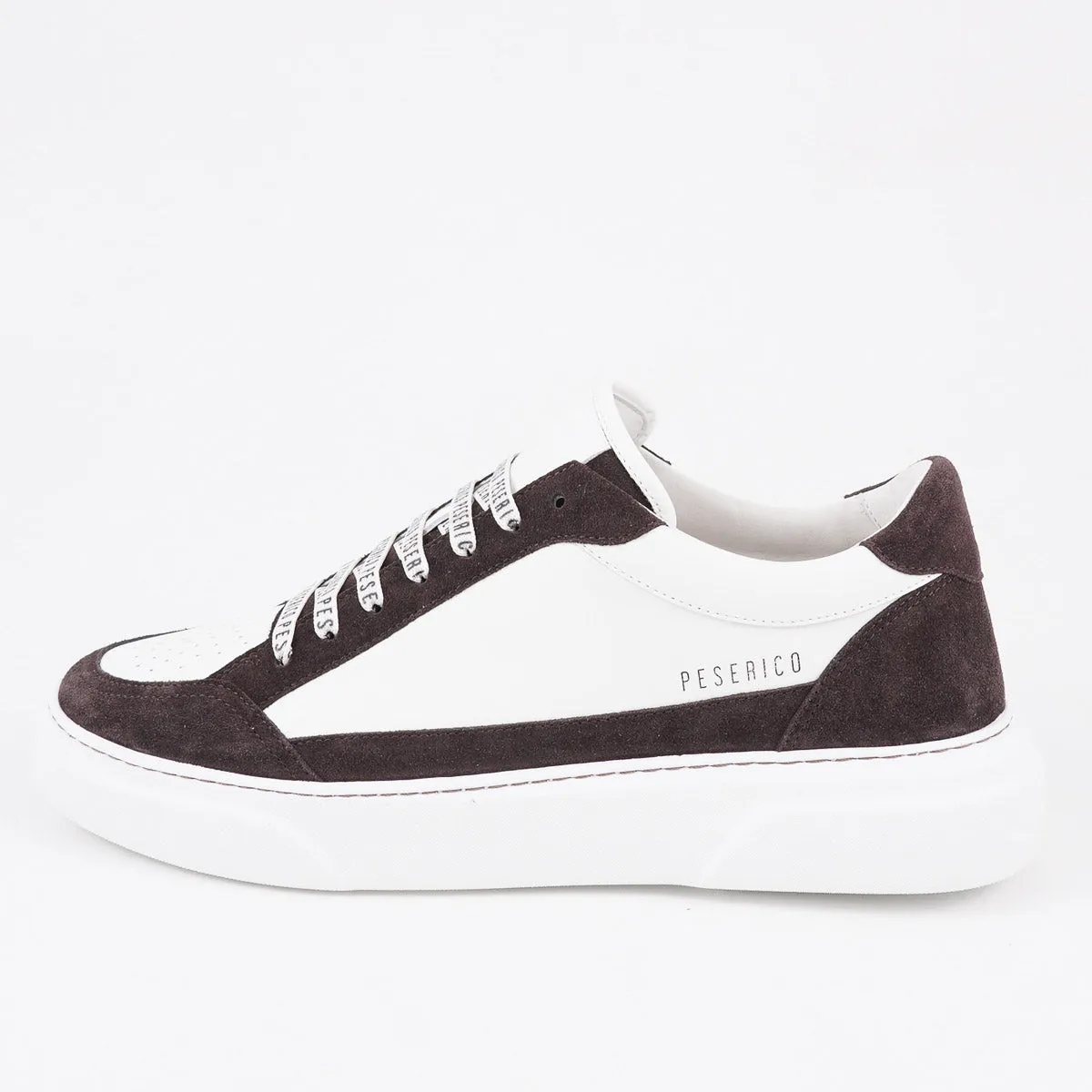 Peserico Leather and Suede Sneakers