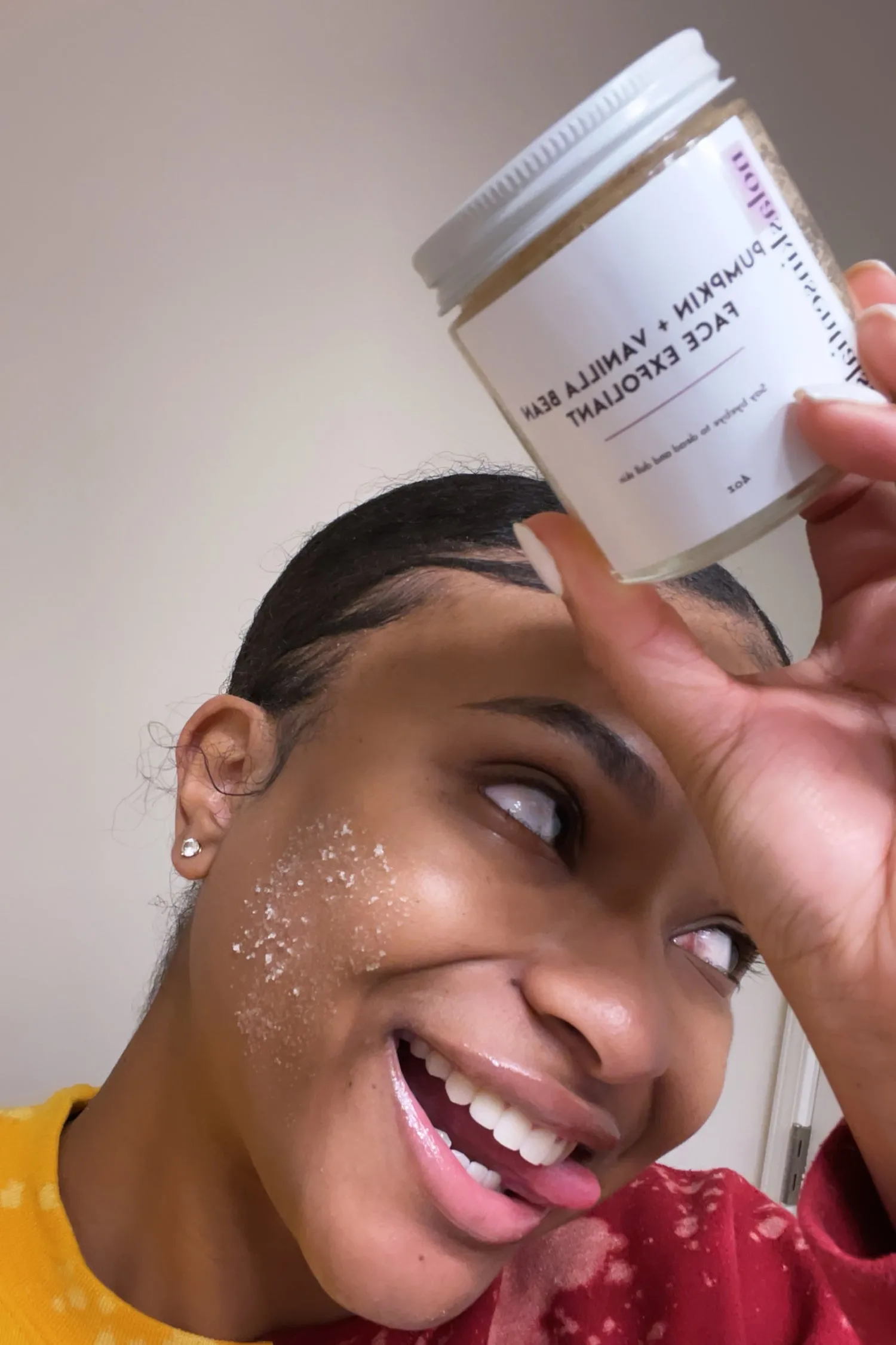 Pumpkin & Vanilla Bean Face Exfoliant