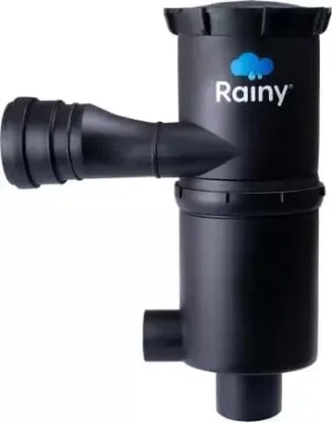 Self-Cleaning Dual Intensity Rainwater Diverter, Rainwater Collection System Suitable for Area Upto 120 Square Meters