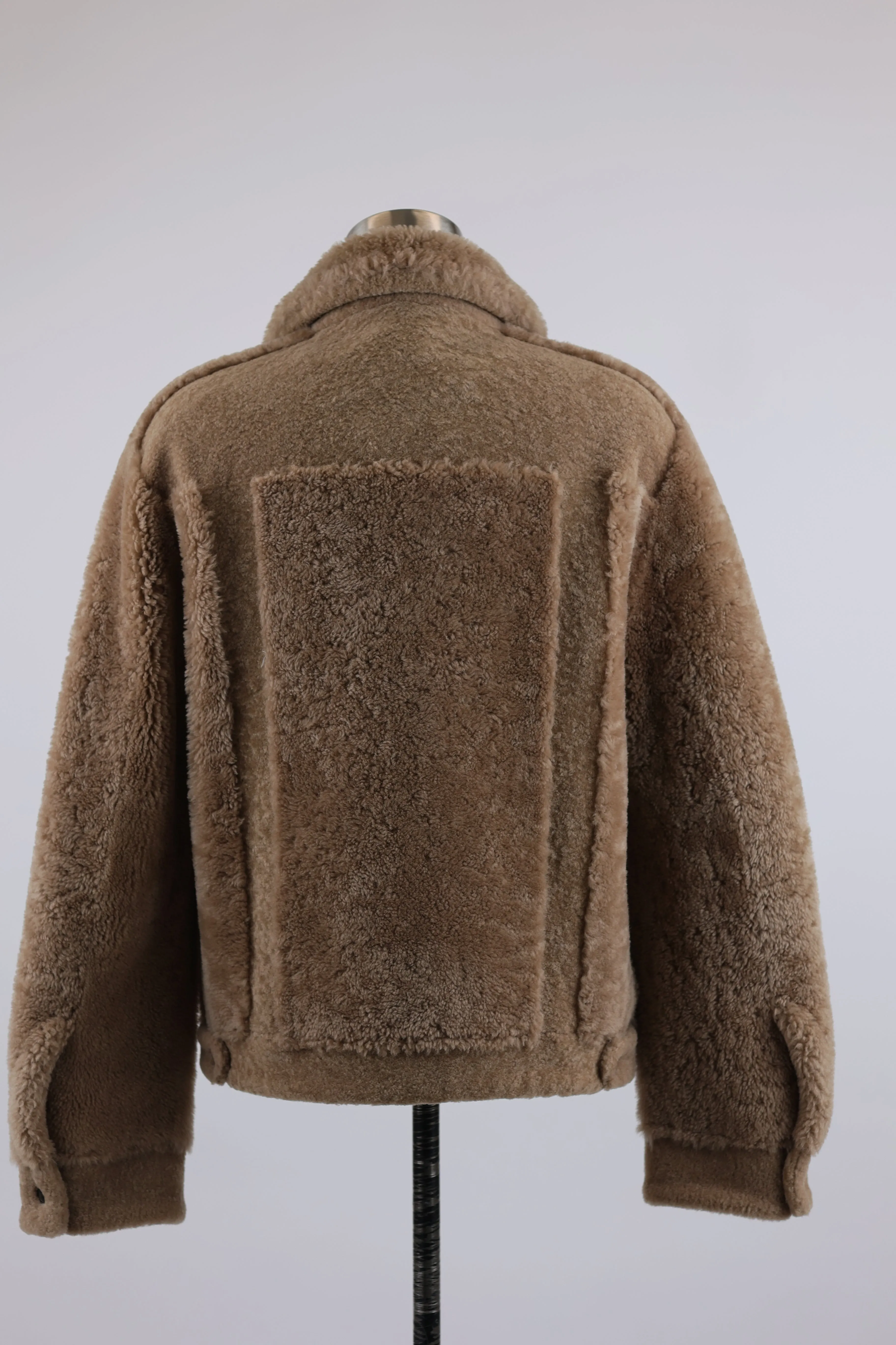 Shearling Leather Lined Jacket