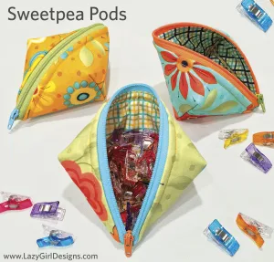 Sweetpea Pods Zipper Pouch