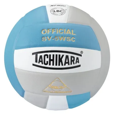 Tachikara SV5WSC Volleyball - powder blue/white/grey