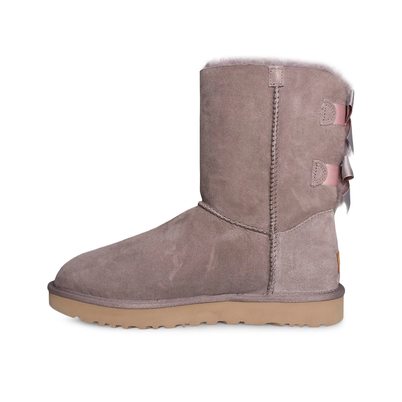 UGG Bailey Bow II Shimmer Stormy Grey Boots - Women's