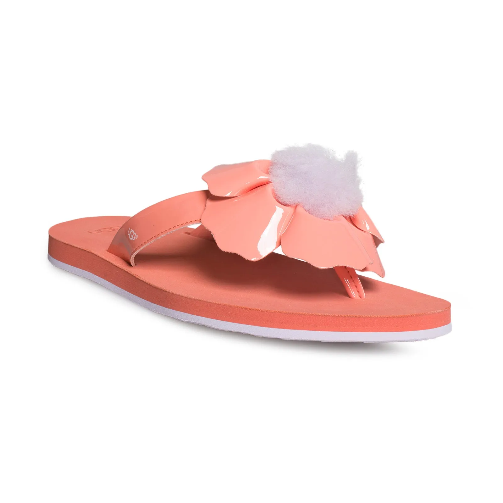 UGG Poppy Fusion Coral Flip Flops - Women's