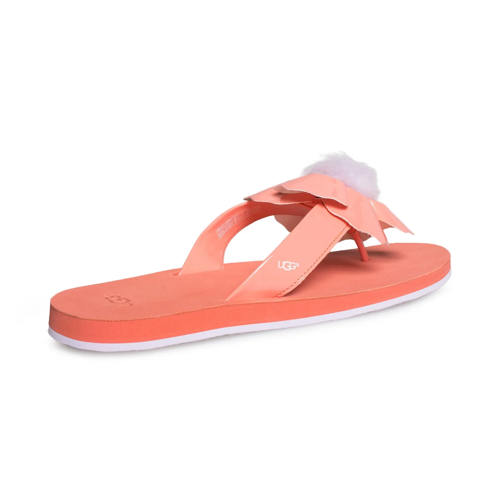 UGG Poppy Fusion Coral Flip Flops - Women's