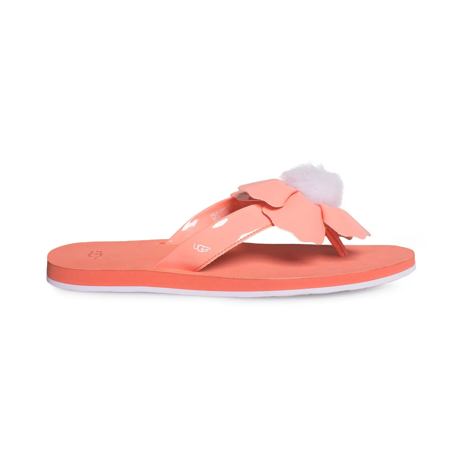 UGG Poppy Fusion Coral Flip Flops - Women's