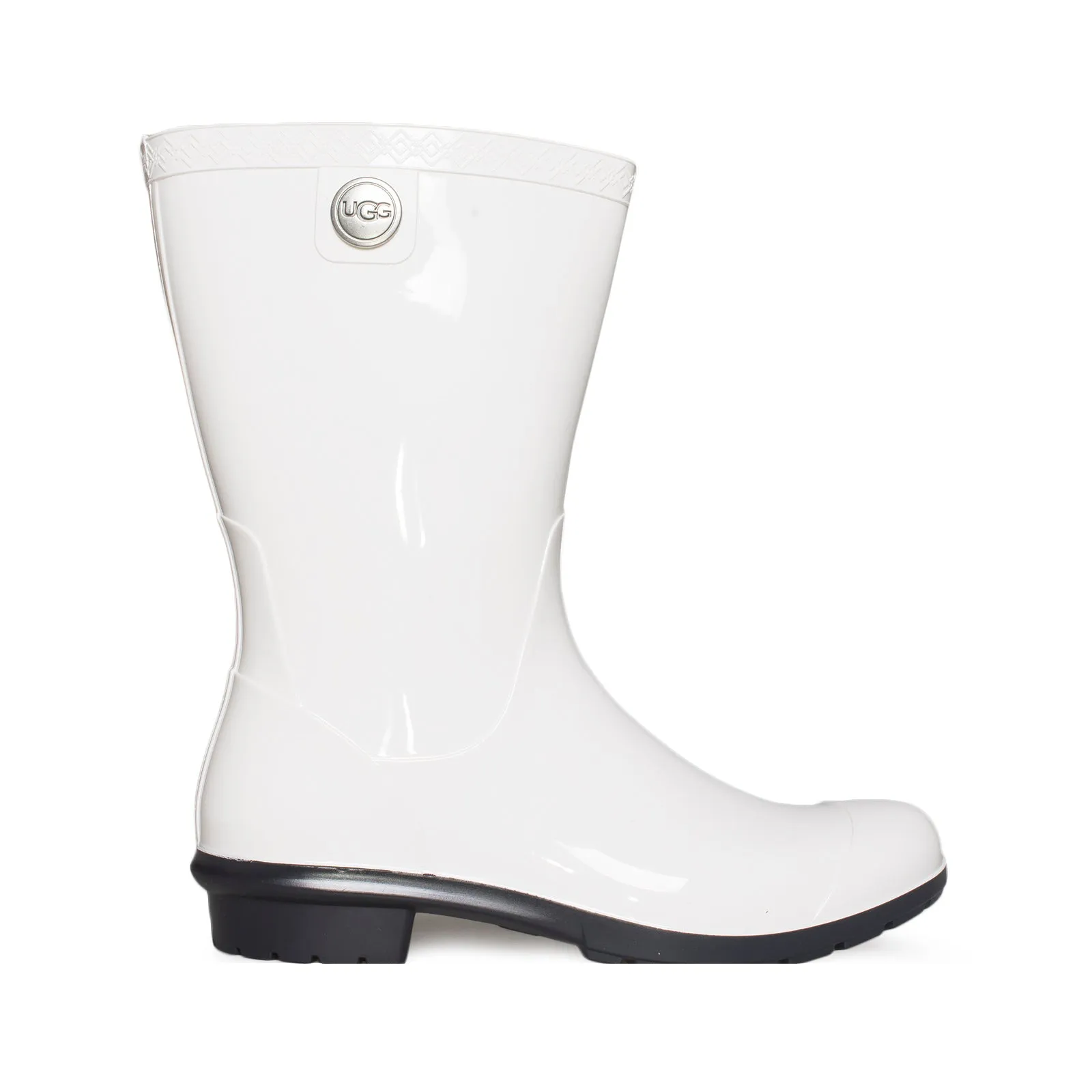 UGG Sienna White Rain Boots - Women's