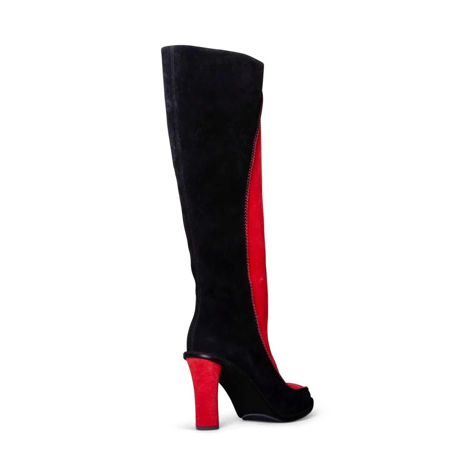 UGG X Tschabalala Self Fatale Heel Black / Red Boot - Women's