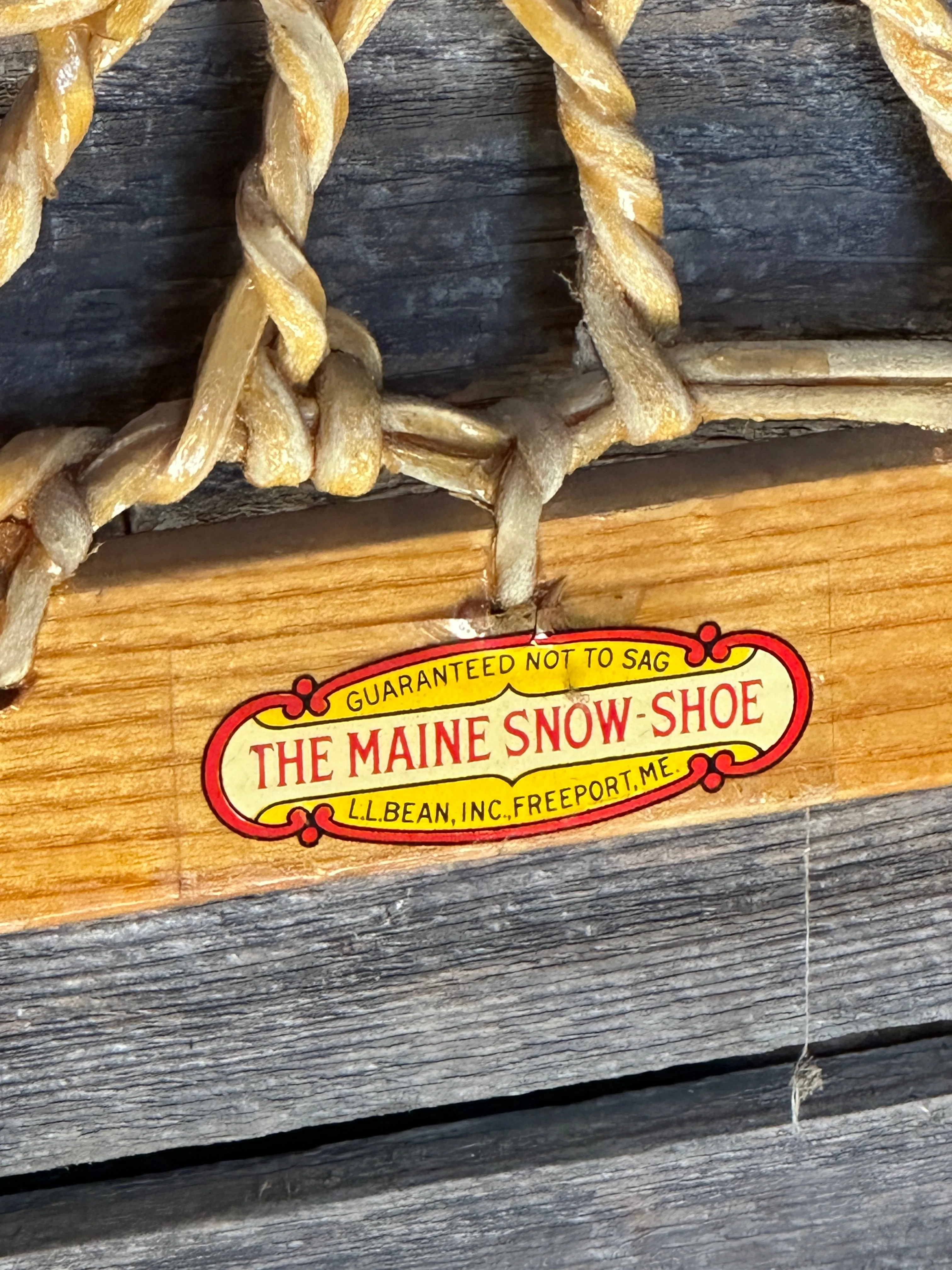 Vintage LL Bean (The Maine Snow-Shoe) Company