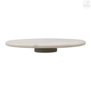 White Marble Lazy Susan