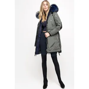 Women's Nicole Benisti Brera Coat - Military/Blue